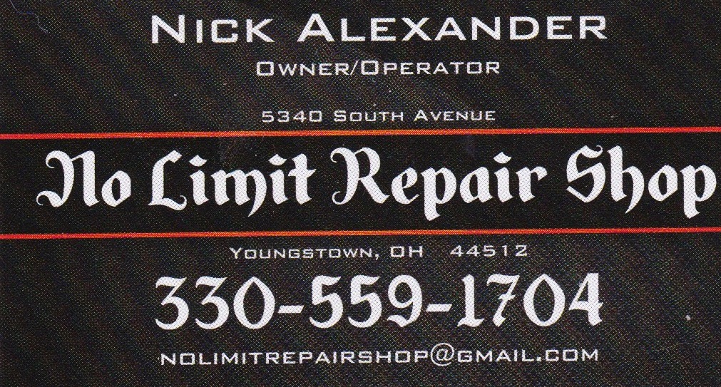 No Limit Repair Shop, LLC | 4428 Center Rd, Youngstown, OH 44514, USA | Phone: (330) 536-4016