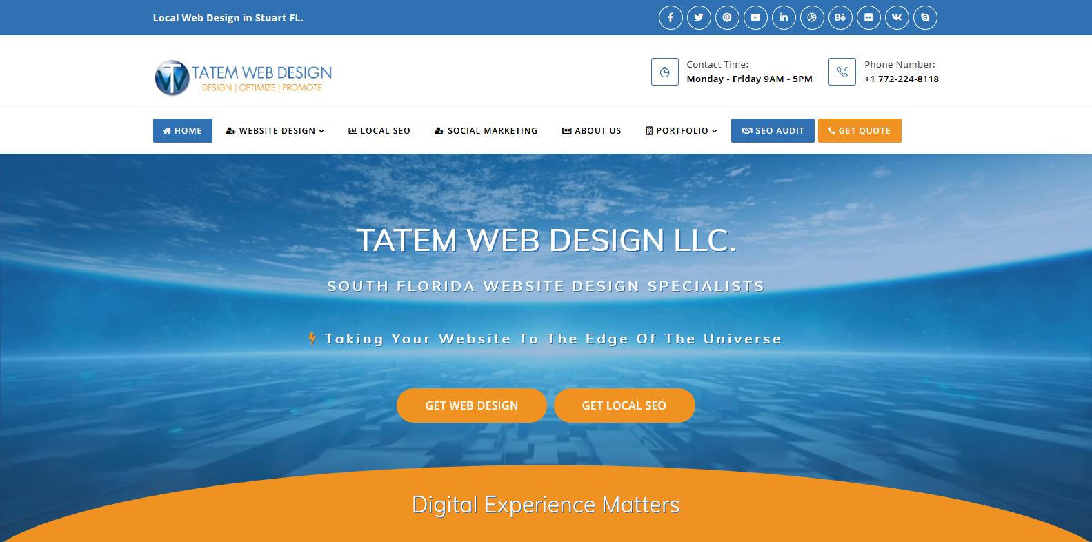 Tatem Web Design LLC. | 4406 SE Graham Dr, Stuart, FL 34997, United States | Phone: (772) 224-8118