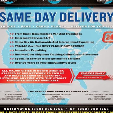 Expressway Courier & Freight LLC | 36 Mill Plain Rd STE 407, Danbury, CT 06811, USA | Phone: (800) 955-1755