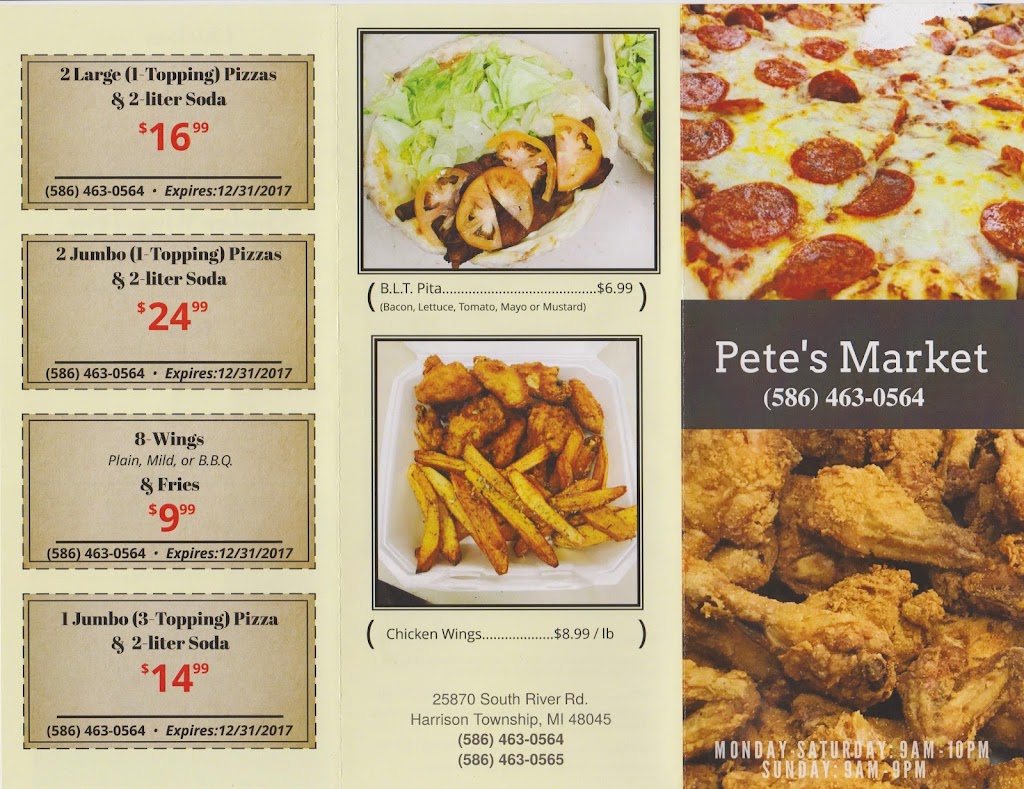 Petes Party Store | 25870 S River Rd, Harrison Twp, MI 48045, USA | Phone: (586) 463-0564