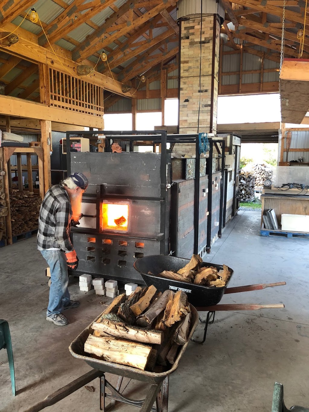 Scott Creek Fire Place, Chautauqua Area Potters (CAP) | 10789 Newell Rd, Van Buren Bay, NY 14048, USA | Phone: (716) 672-9151