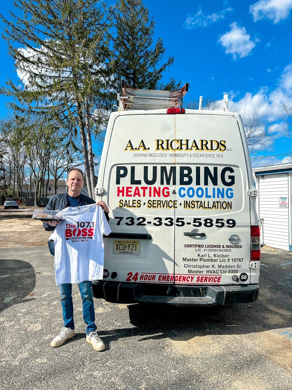 A.A. Richards Heating, Cooling, & Plumbing | 835 Mantoloking Rd, Brick Township, NJ 08723, USA | Phone: (732) 335-5859