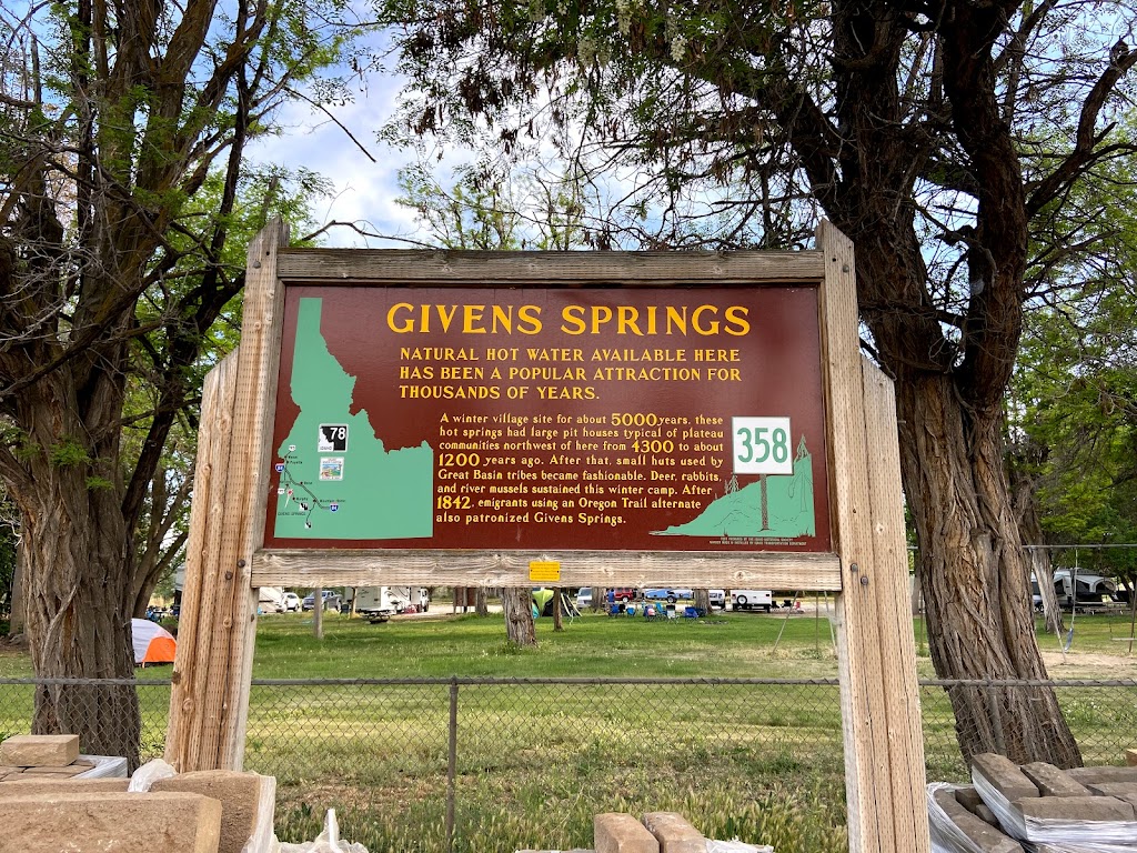 Givens Hot Springs | 11309 ID-78, Melba, ID 83641, USA | Phone: (208) 495-2000