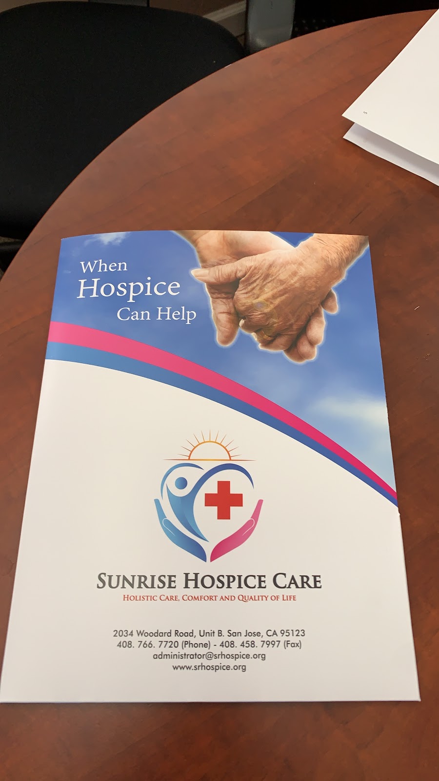 Sunrise Hospice Care | 2034 Woodard Rd Unit B, San Jose, CA 95124, USA | Phone: (408) 766-7720