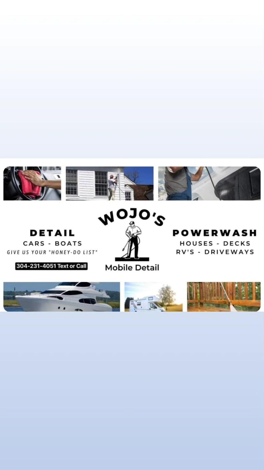 Wojos Mobile Detail Service | 100 Edgewood Street, Wheeling, WV 26003, USA | Phone: (304) 231-4051