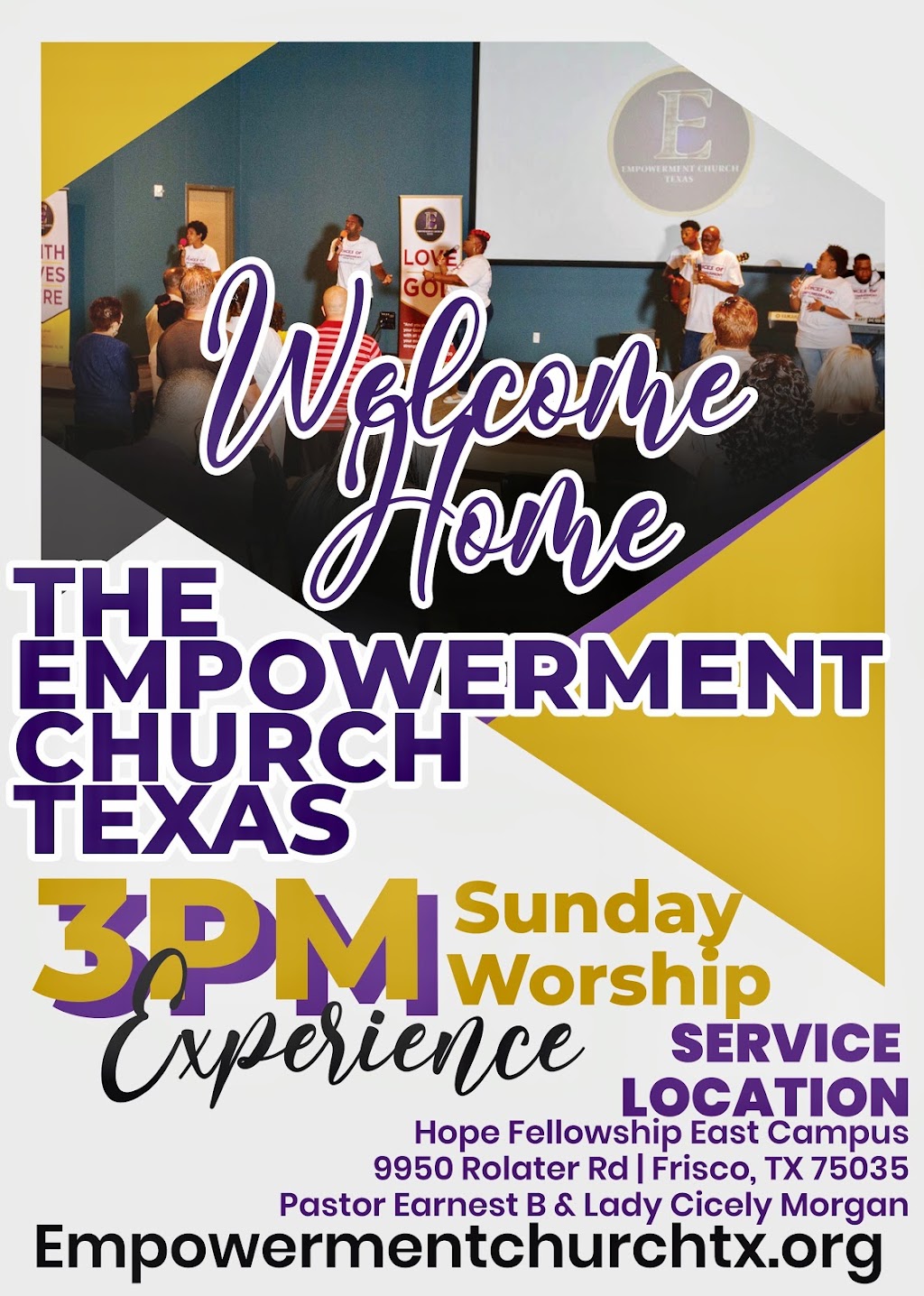 Empowerment Church | 9950 Rolater Rd, Frisco, TX 75035, USA | Phone: (972) 292-0203