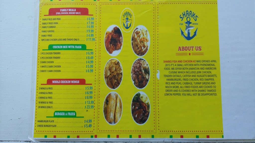 Sharks fish and chicken Jamaican and American | 1220 N Dallas Ave, Lancaster, TX 75146 | Phone: (972) 309-9779