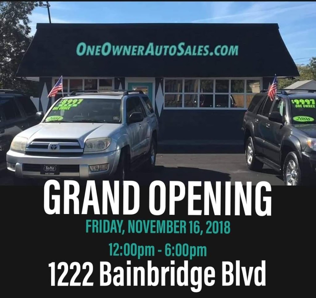 One Owner Auto Sales | 1222 Bainbridge Blvd, Chesapeake, VA 23324, USA | Phone: (757) 222-9599