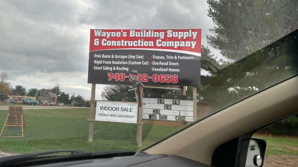 Waynes Building Supply | 17921 OH-56 East, Laurelville, OH 43135, USA | Phone: (740) 332-0658