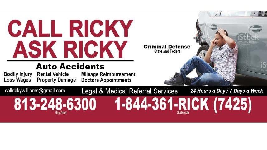 Call Ricky Ask Ricky | 5508 N 50th St, Tampa, FL 33610, USA | Phone: (813) 248-6300