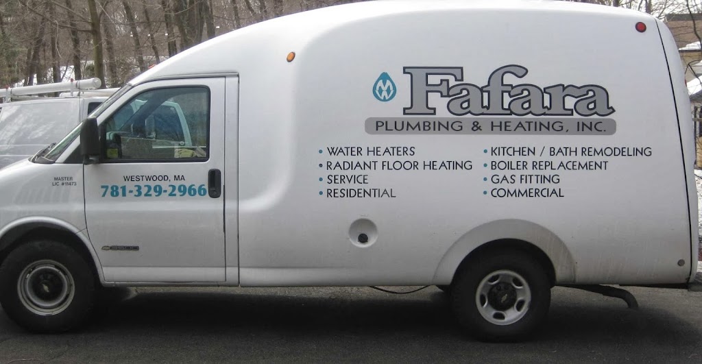 Fafara Plumbing & Heating Inc. | 57 Deerfield Ave, Westwood, MA 02090, USA | Phone: (781) 329-2966