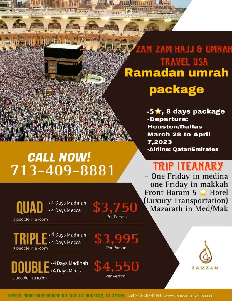 zam zam hajj & umrah travel