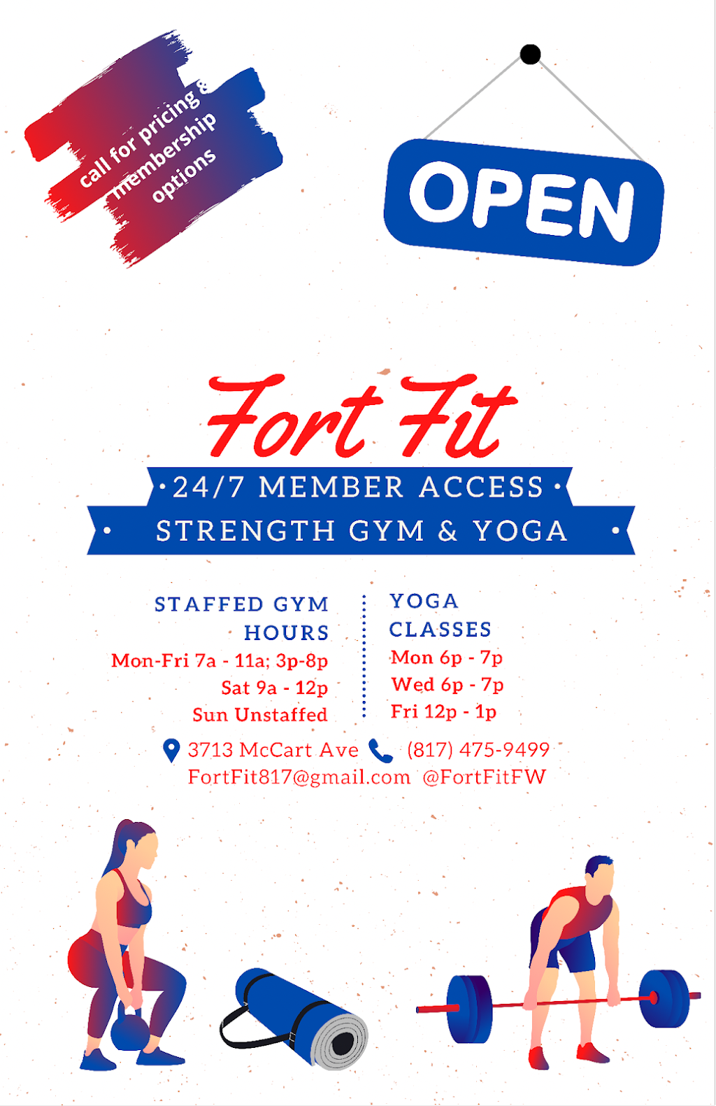 Fort Fit | 3713 Mc Cart Ave, Fort Worth, TX 76110, USA | Phone: (817) 475-9499