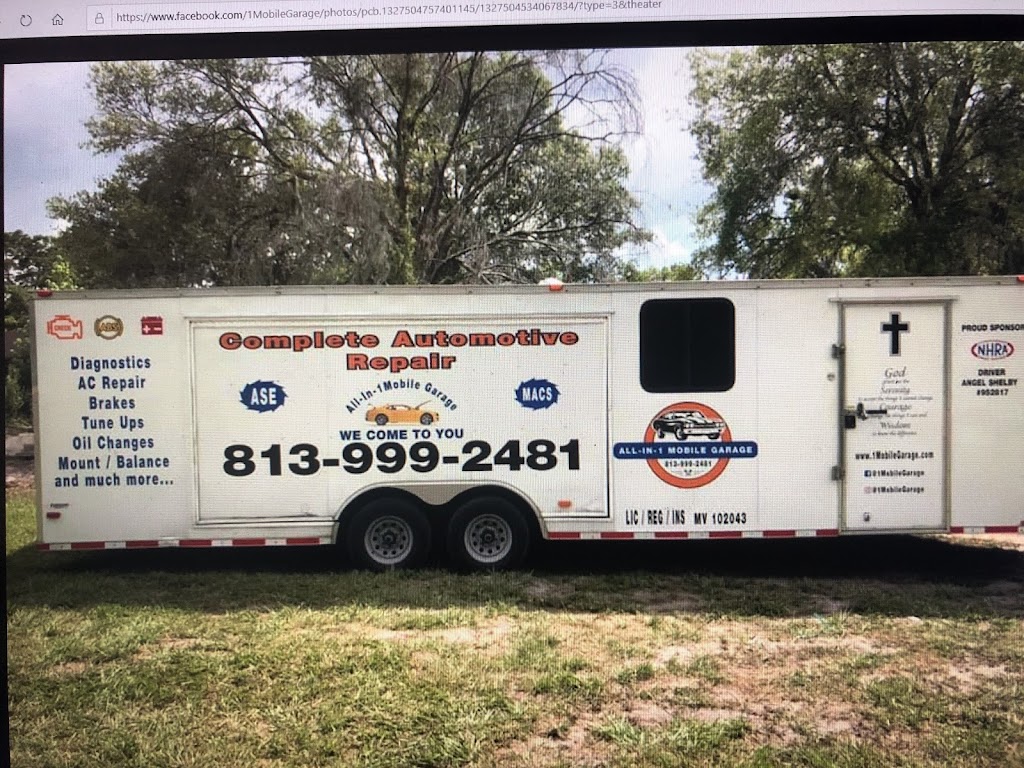 All In 1 Mobile Garage | 5945 Angus Valley Dr, Wesley Chapel, FL 33544, USA | Phone: (813) 401-5253