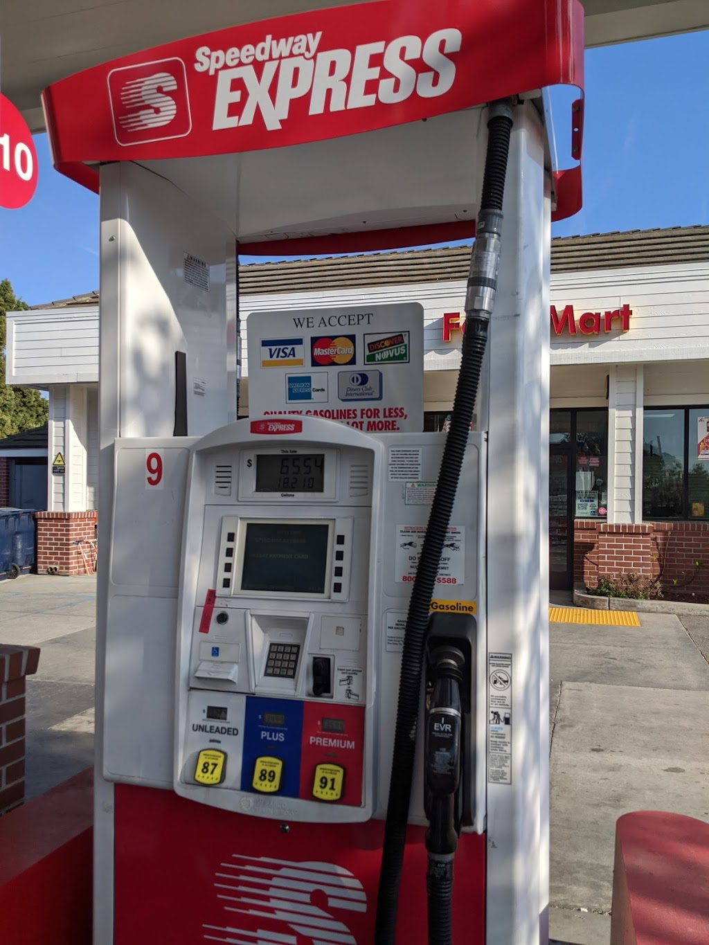 Speedway Express | 929 Fremont Ave, Los Altos, CA 94024, USA | Phone: (650) 949-3746