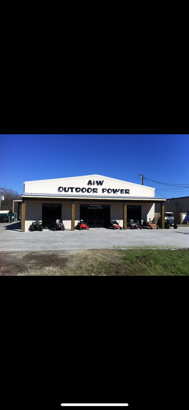 A&W OUTDOOR POWER | 1620 Hospital Rd, New Roads, LA 70760, USA | Phone: (225) 638-8566