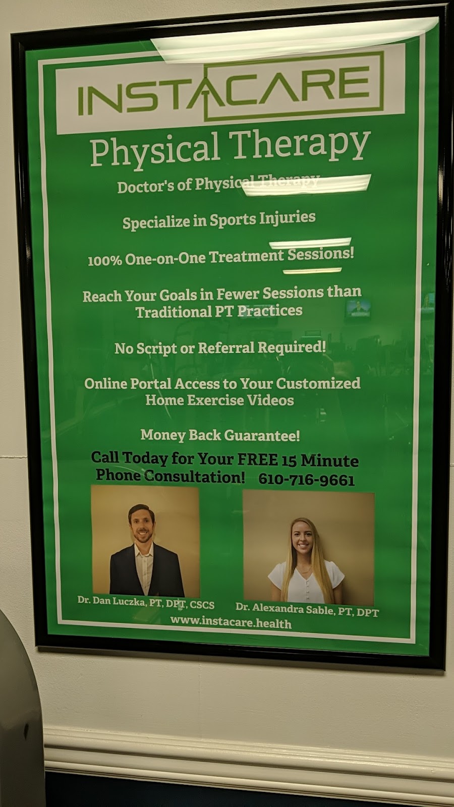 InstaCare Physical Therapy | 56 Penn Oaks Dr, West Chester, PA 19382, USA | Phone: (484) 202-0461