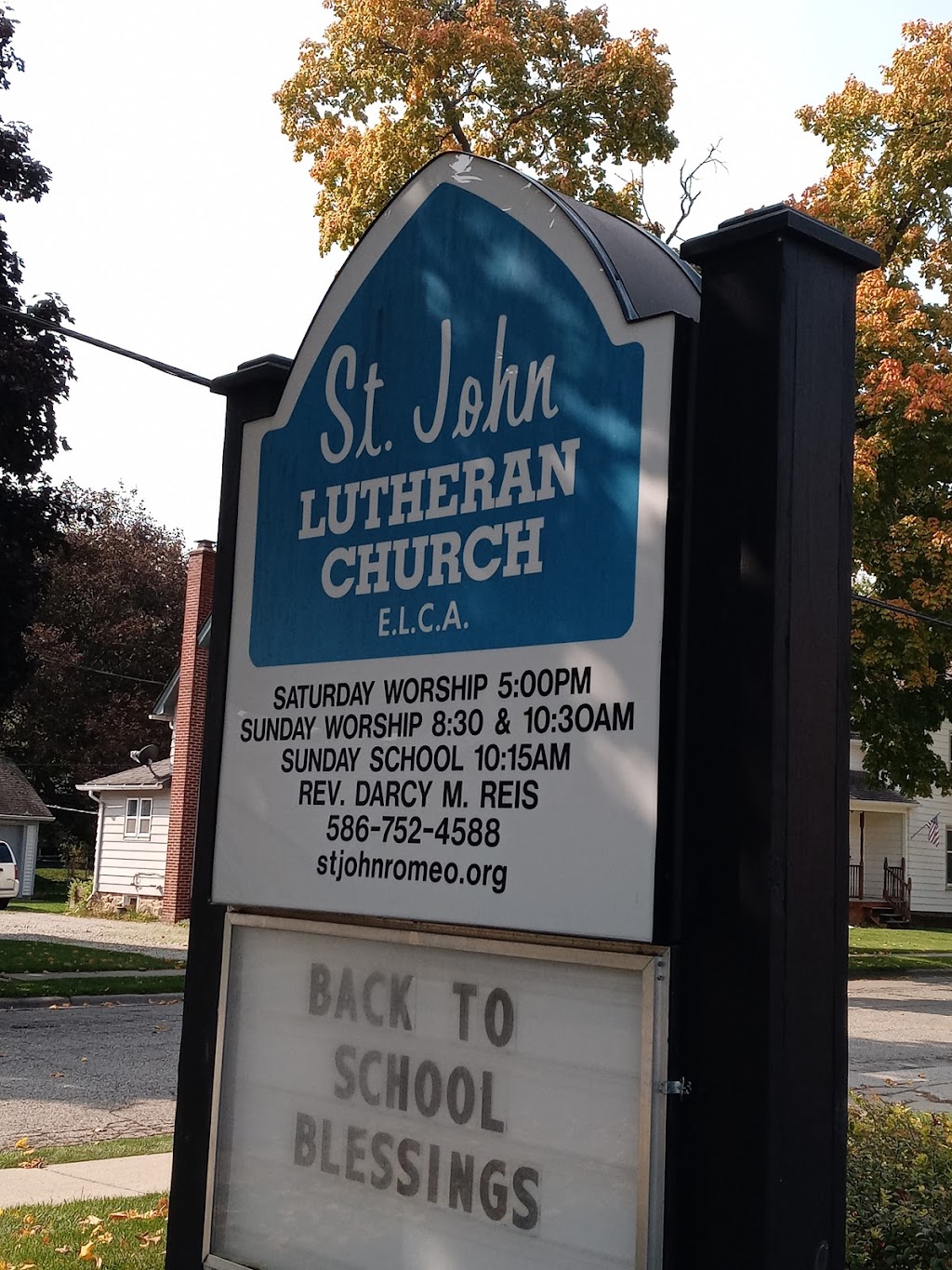 St John Lutheran Church | 246 Benjamin St, Romeo, MI 48065, USA | Phone: (586) 752-4588