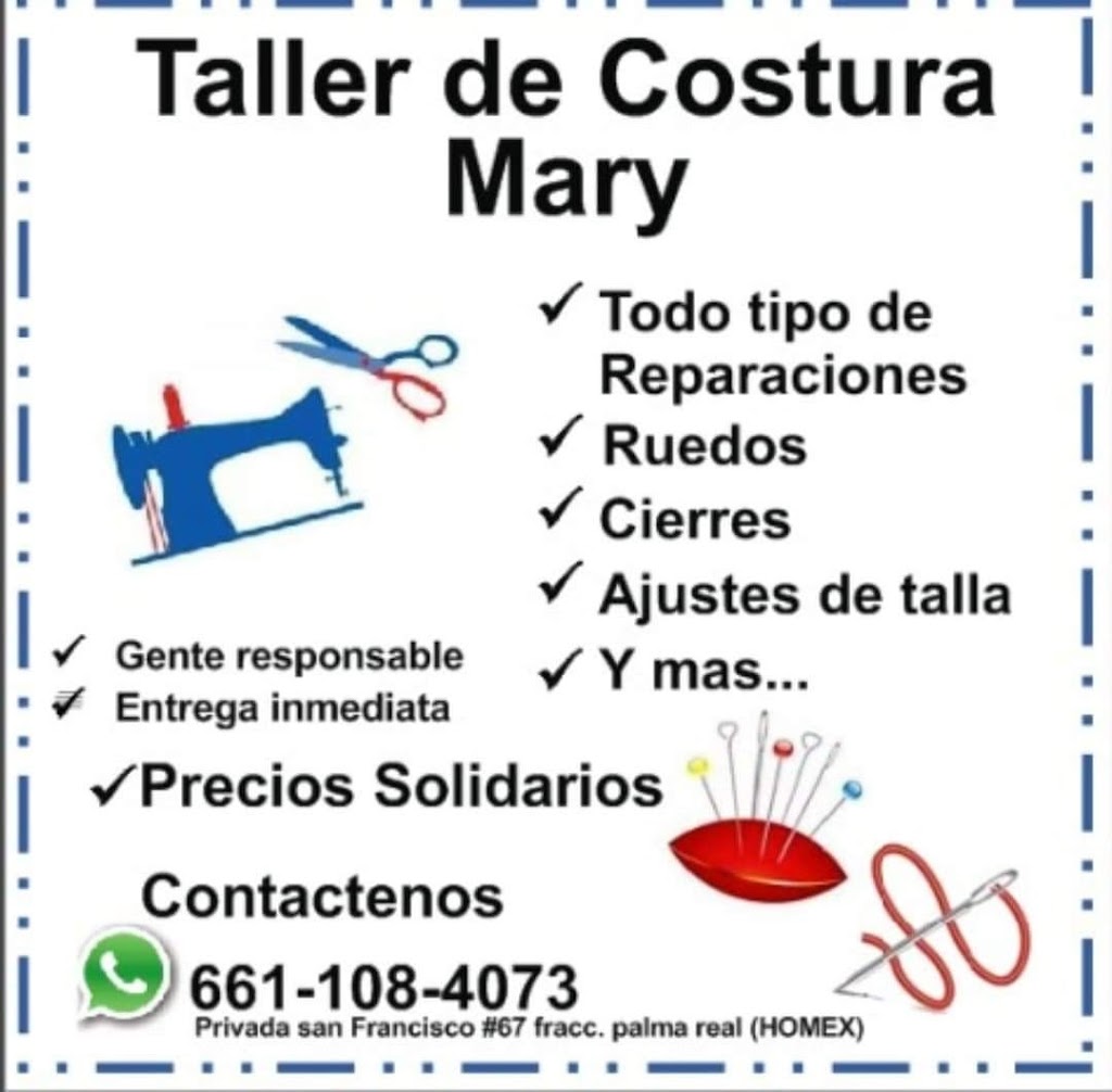 Taller de costura mary | San Francisco, Av. de las Palmas 67, 22164 Tijuana, B.C., Mexico | Phone: 661 108 4073