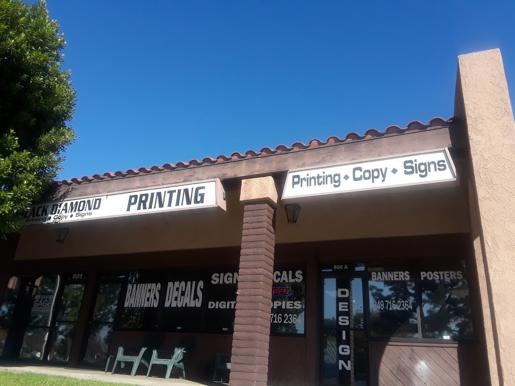 Black Diamond Print Center | 22706 Aspan St # 600, Lake Forest, CA 92630, USA | Phone: (949) 716-2364