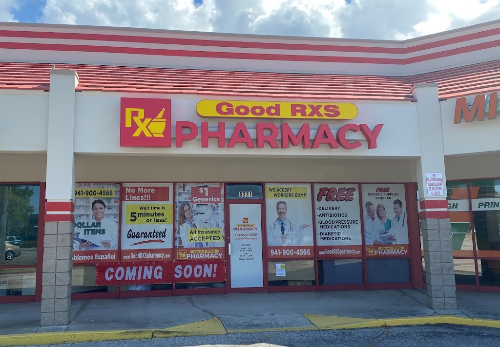 GOOD RXS Pharmacy | 5221 33rd St E, Bradenton, FL 34203, USA | Phone: (941) 900-4566