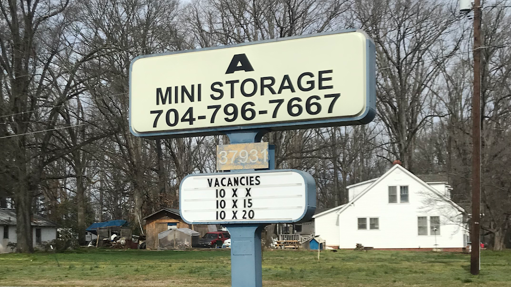 A Mini Storage | 37931 US-52 Hwy, New London, NC 28127, USA | Phone: (704) 796-7667