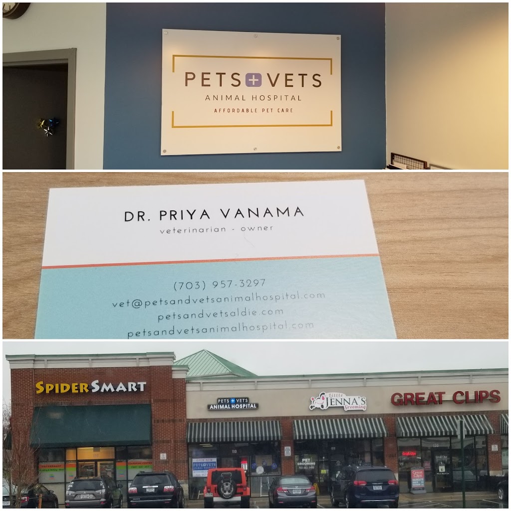 Pets and Vets Animal Hospital | 43114 Peacock Market Plaza Suite 110, South Riding, VA 20152, USA | Phone: (703) 957-3297