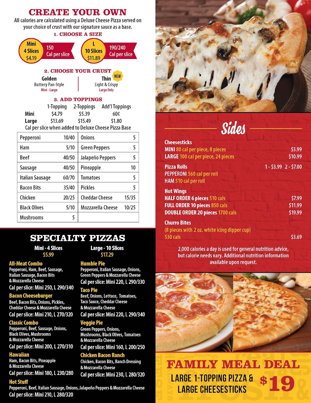 Godfathers Pizza | 225 N Green Ave, Purcell, OK 73080, USA | Phone: (405) 527-9491