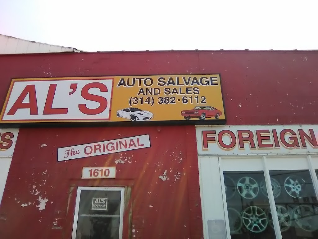 Als Auto Salvage | 1610 Lucas and Hunt Rd, St. Louis, MO 63133, USA | Phone: (314) 382-6112