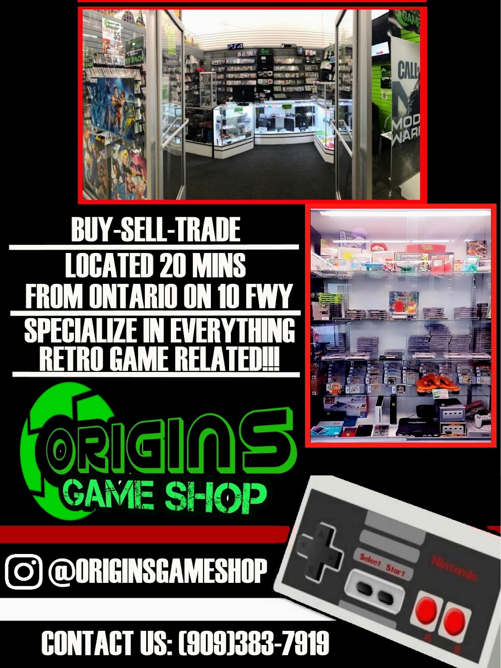 Origins Game Shop | 999 N Waterman Ave A-17, San Bernardino, CA 92410, USA | Phone: (909) 383-7919