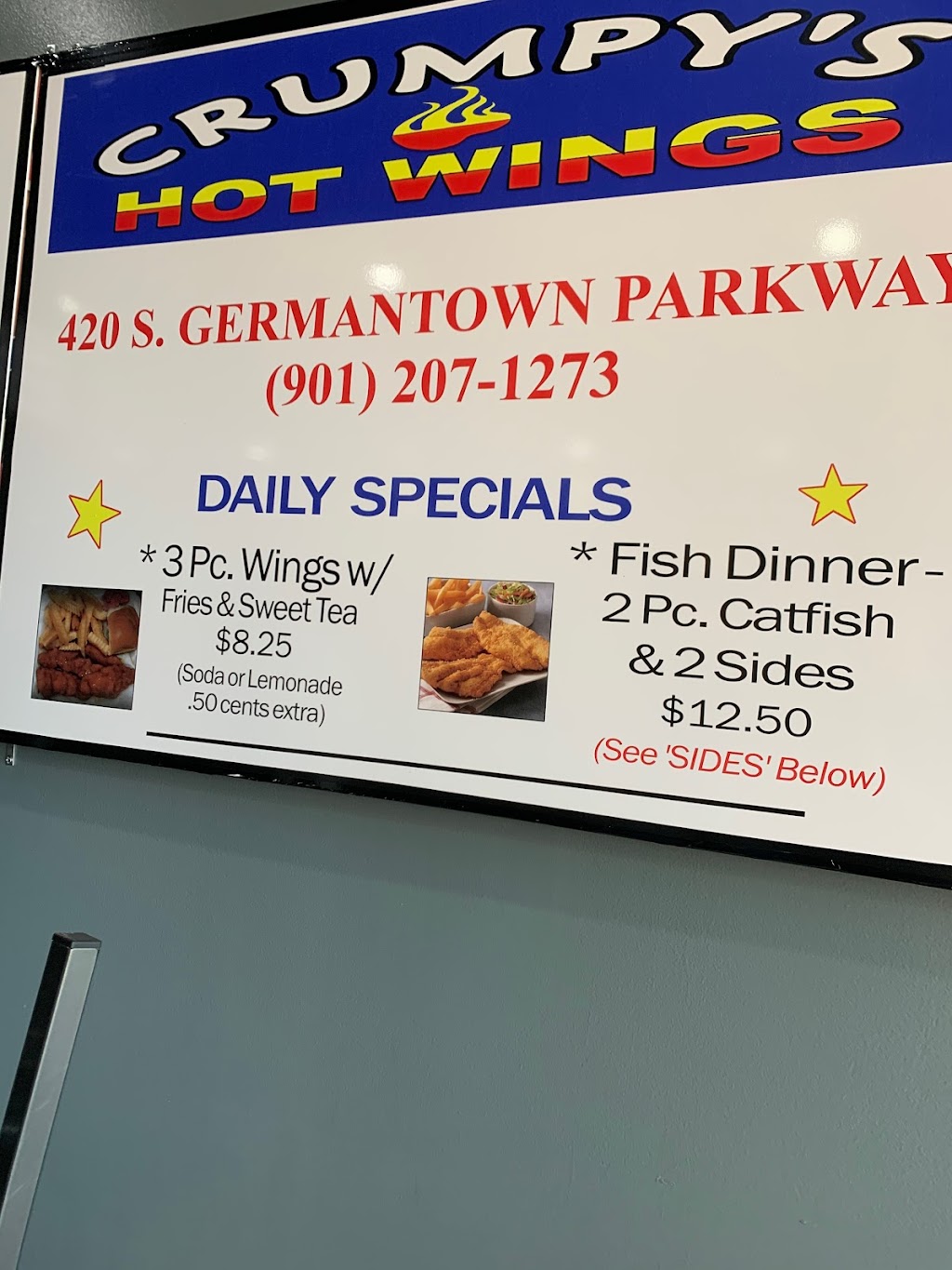 Crumpys Hotwings | 420 S Germantown Pkwy, Cordova, TN 38018, USA | Phone: (901) 207-1273