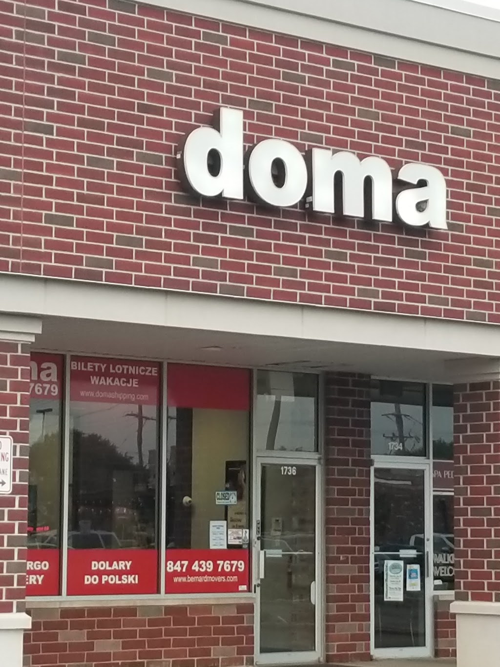 Doma Shipping and Travel | 1736 W Golf Rd, Mt Prospect, IL 60056 | Phone: (847) 439-7679