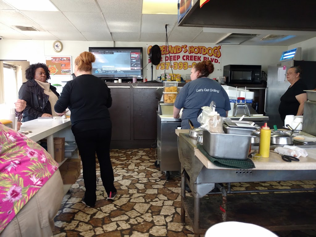 Copelands Hot Dogs | 3802 Deep Creek Blvd, Portsmouth, VA 23702, USA | Phone: (757) 393-0006