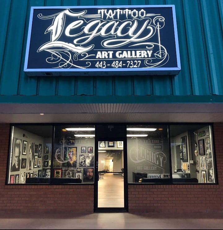 Legacy Tattoo And Art Gallery | 1812 Pulaski Hwy ste c, Edgewood, MD 21040, USA | Phone: (443) 484-7327