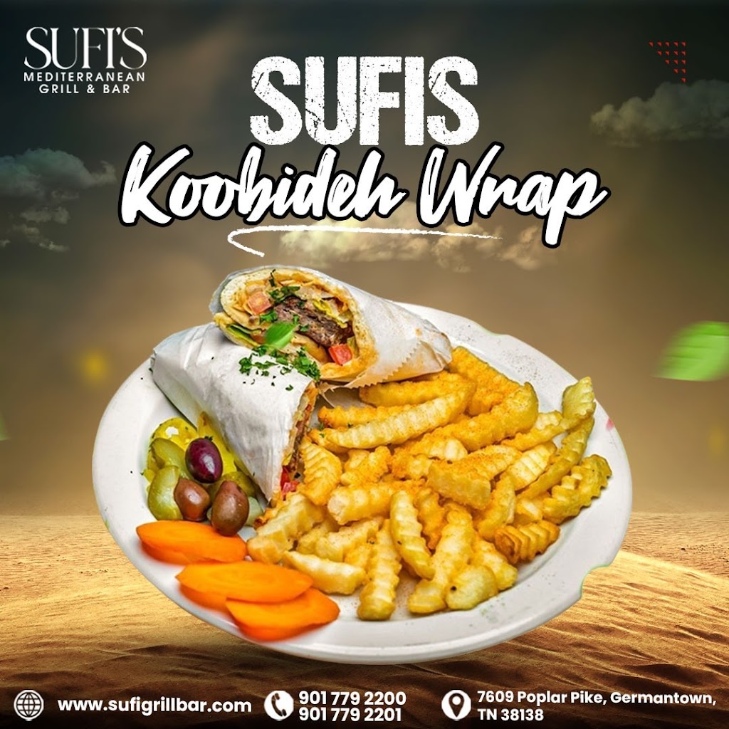 Sufis Mediterranean Grill & Bar | 7609 Poplar Pike, Germantown, TN 38138, USA | Phone: (901) 779-2201