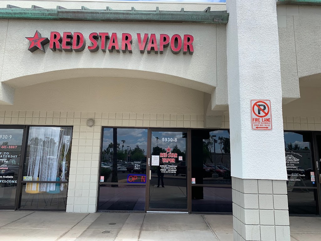 Red Star Vapor & CBD | 5930 W Greenway Rd #8, Glendale, AZ 85306, USA | Phone: (623) 606-5668