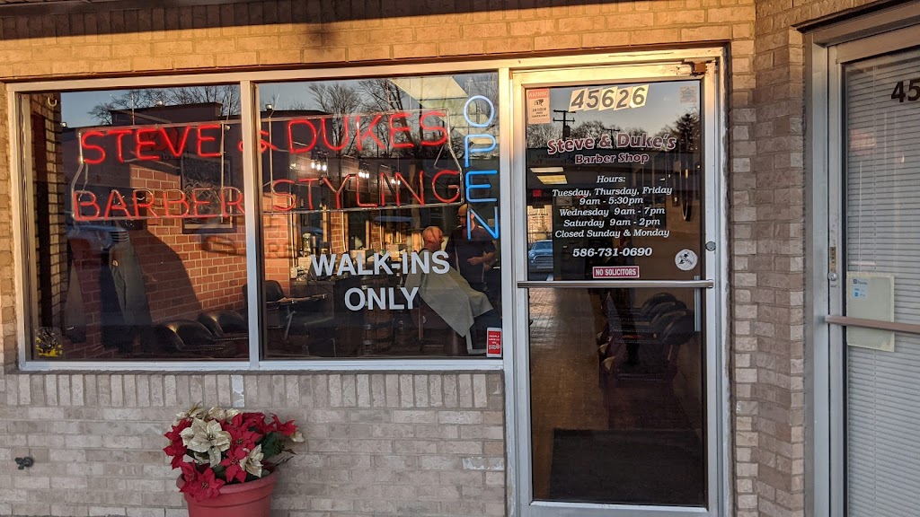 Steve & Dukes Barbershop | 45626 Van Dyke Ave, Utica, MI 48317, USA | Phone: (586) 731-0690