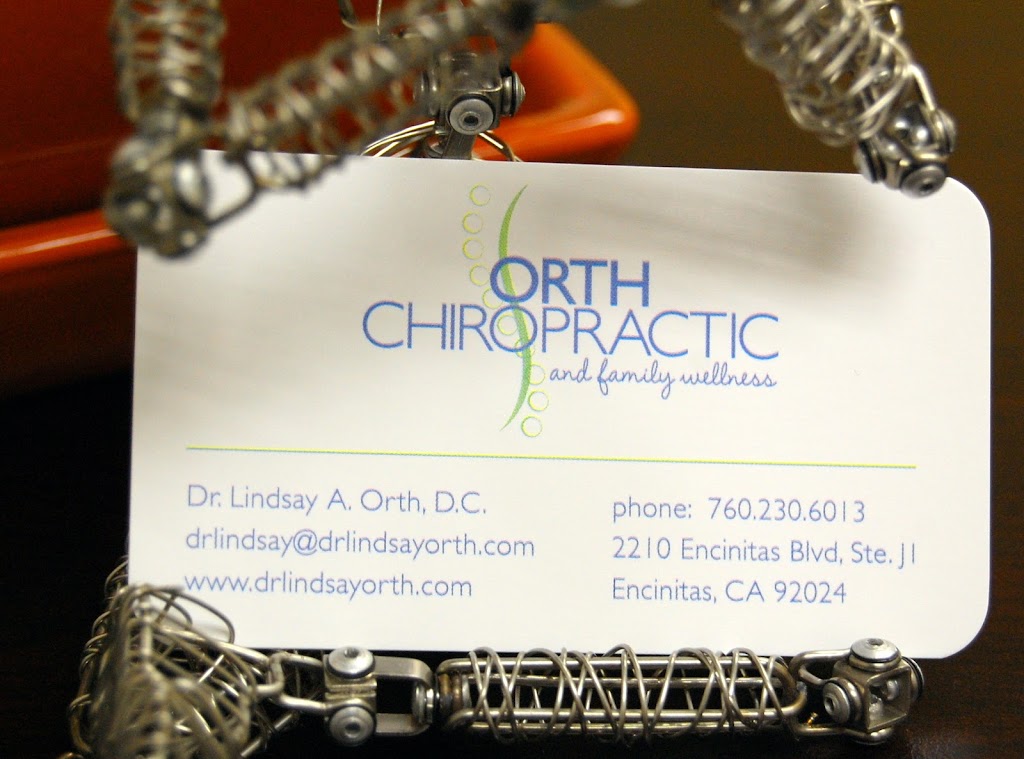 Orth Chiropractic and Family Wellness | 2210 Encinitas Blvd, Encinitas, CA 92024, USA | Phone: (760) 230-6013