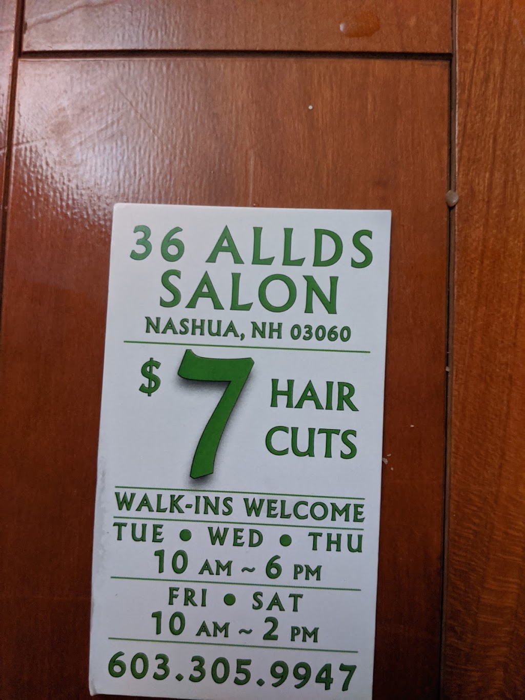 36 Allds Salon | 36 Allds St, Nashua, NH 03060, USA | Phone: (603) 305-9947