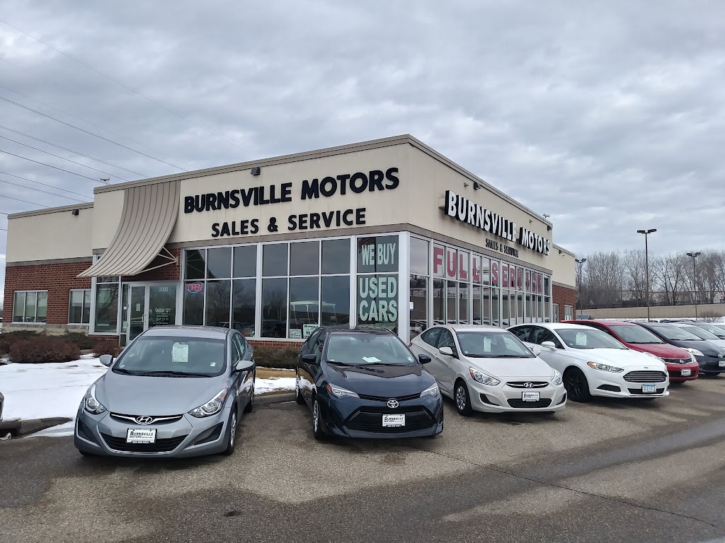 Burnsville Motors Sales & Service | 2000 Hwy 13 Frontage Rd N, Burnsville, MN 55337, USA | Phone: (952) 808-0031