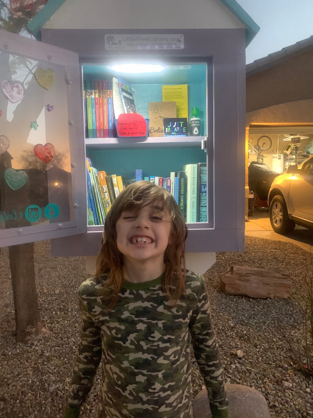 Curly Bs Little Free Library | 18013 W Vogel Ave, Waddell, AZ 85355, USA | Phone: (602) 730-0736