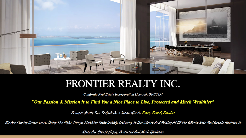 Frontier Realty Inc. | 8405 Westminster Blvd., Westminster, CA 92683, USA | Phone: (714) 782-9299