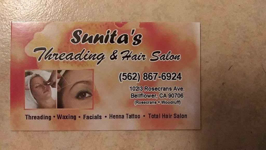 Sunitas threading & hair dalon | 10213 Rosecrans Ave, Bellflower, CA 90706 | Phone: (562) 867-6924