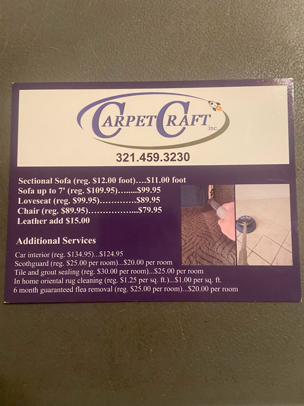 CarpetCraft, Inc. | 75 N Suzanne Ct, Merritt Island, FL 32952, USA | Phone: (321) 459-3230