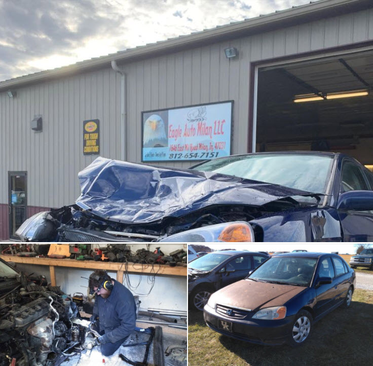 Eagle Auto Milan LLC | 7646 Mill Rd, Milan, IN 47031, USA | Phone: (812) 654-7151