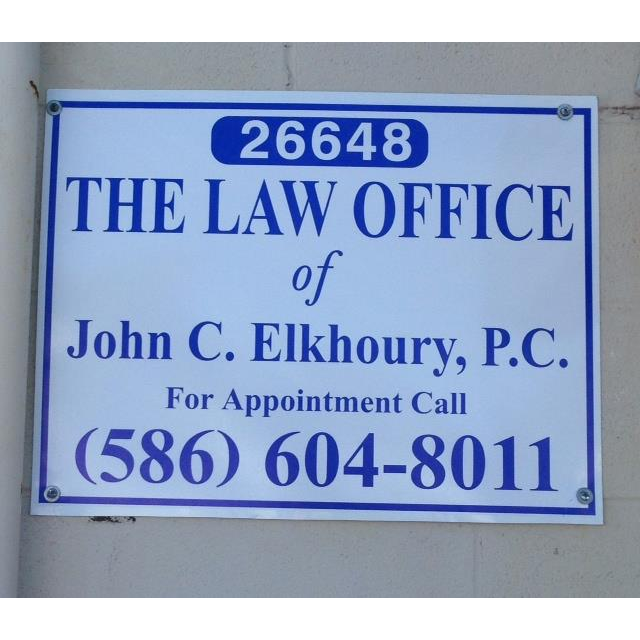 The Law Office of John C. Elkhoury P.C. | 26648 Van Dyke Ave, Center Line, MI 48015, USA | Phone: (586) 501-8796