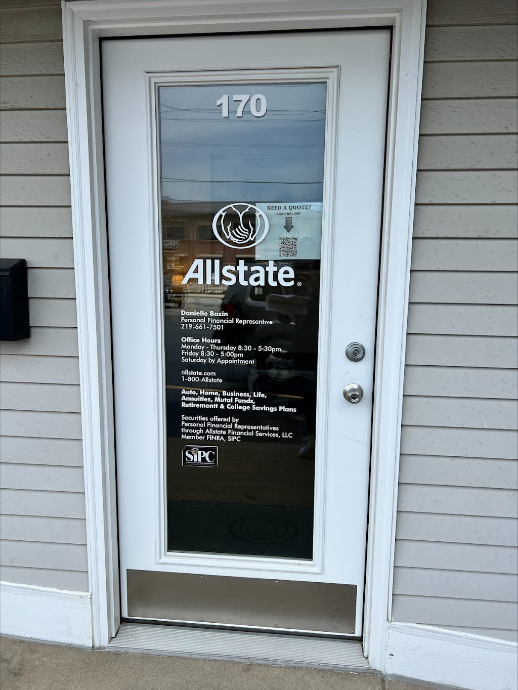 Danielle Bazin: Allstate Insurance | 170 S West St, Crown Point, IN 46307, USA | Phone: (219) 661-7501