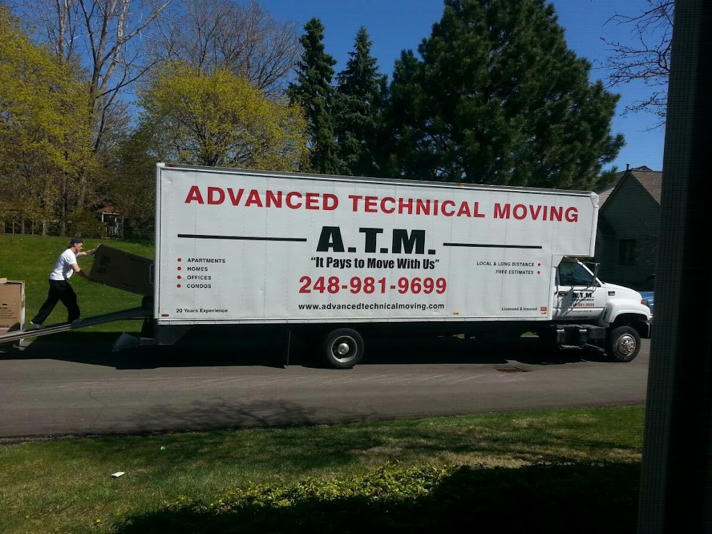 Advanced Technical Moving | 22071 W Brandon St, Farmington Hills, MI 48336, USA | Phone: (248) 981-9699