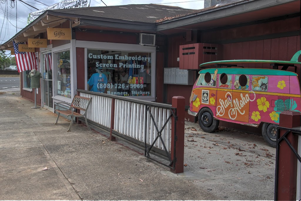 North Shore Embroidery | 67-140 Komo St, Waialua, HI 96791, USA | Phone: (808) 726-5769