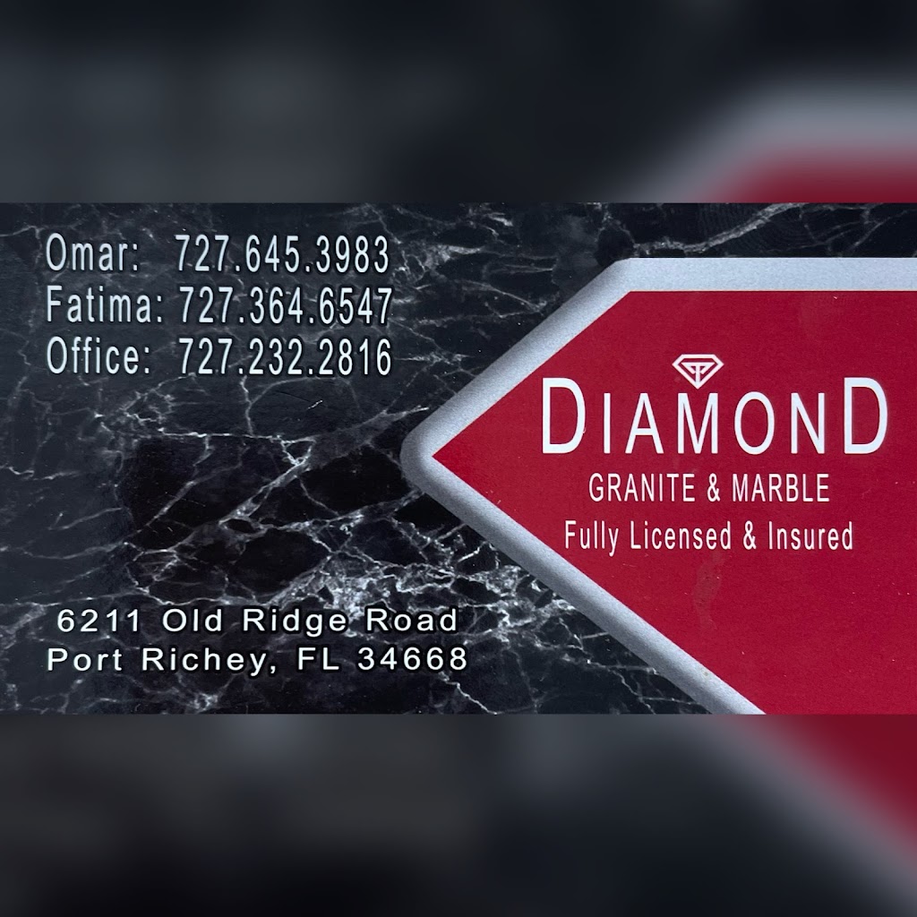 Diamond Granite & Marble | 6211 Old Ridge Rd, Port Richey, FL 34668, USA | Phone: (727) 364-6547